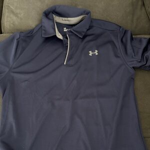 Under Armour Men's Dark Blue Polo Shirt